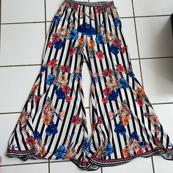 Bell Bottom Printed Pants - Picture 1 of 1